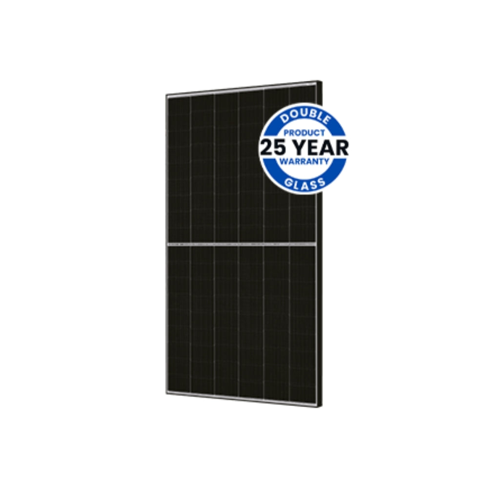 JA Solar 420W N-type Bifacial Double Glass Mono MB with MC4 connectors, Black Frame