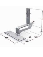 Renusol VarioSole Stainless Steel roof hook for Pantiles No Wood Screws