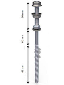 Renusol Solar Fastener for steel substructure 125mm/50mm