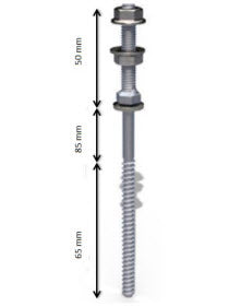 Renusol Solar Fastener for steel substructure 150mm/50mm